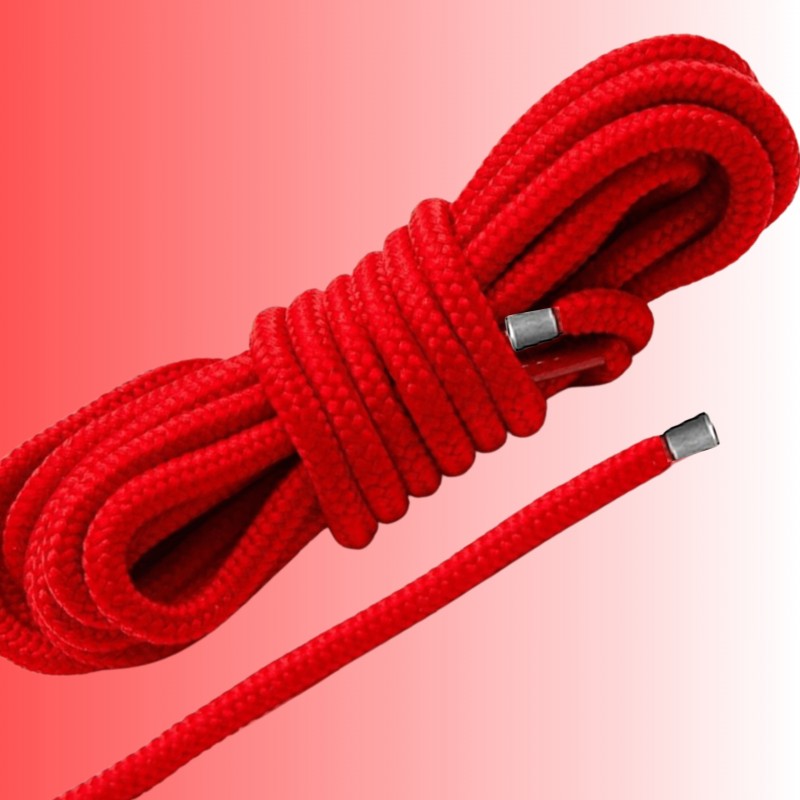 Мотузка для SHIBARI 5м червоний шнур БДСМ для знерухомлення та зв'язування міцна