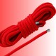 Мотузка для SHIBARI 5м червоний шнур БДСМ для знерухомлення та зв'язування міцна