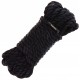 Мотузка для зв'язування БДСМ KINBAKU SHIBARI 10 м чорна, товста, міцна