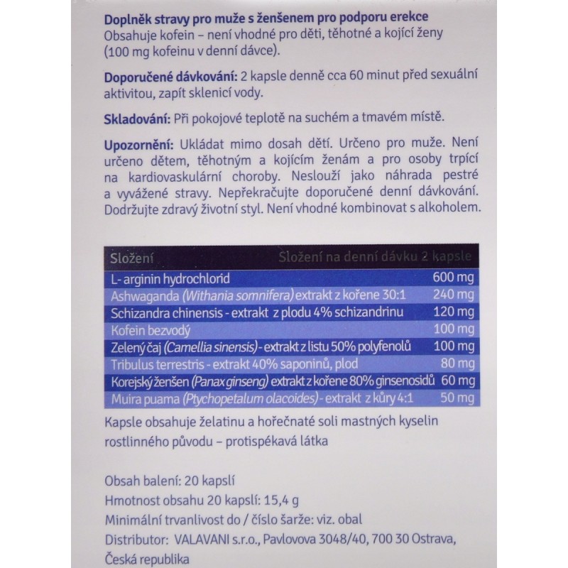 Андрімакс 24 20 капсул, нові та сильніші
