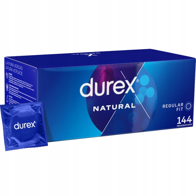 Набір презервативів Durex Natural Basic 144 штуки