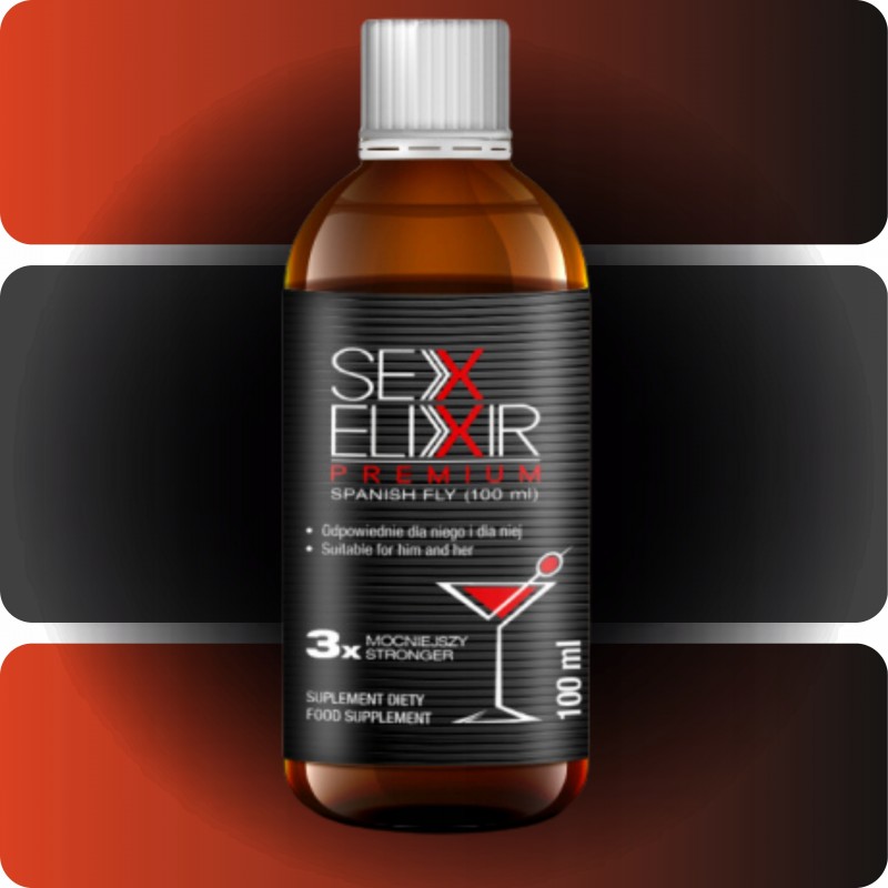 SEX ELIXIR PREMIUM Краплі Афродизіак Іспанська Муха Лібідо Потенція 100мл