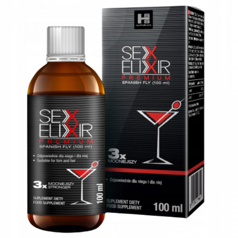 SEX ELIXIR PREMIUM Краплі Афродизіак Іспанська Муха Лібідо Потенція 100мл