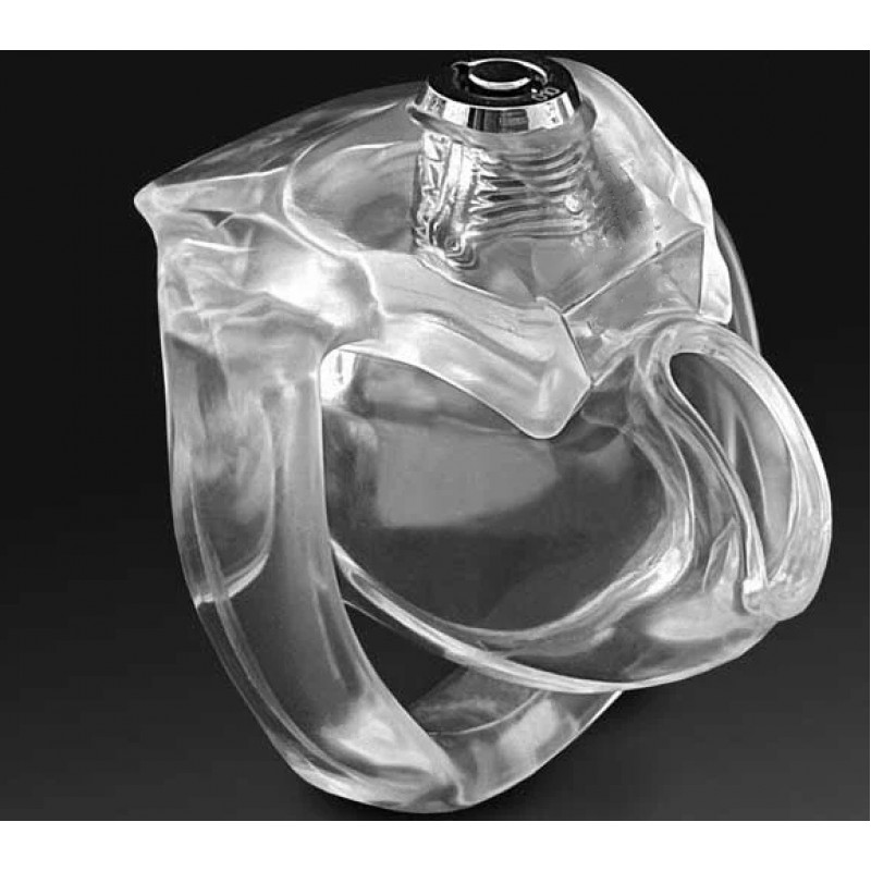 МІНІ ПОЯС ЧЕСНОТИ КЛІТКА CHASTITY NUB БЕЗБАРВНИЙ НАЙМЕНШИЙ