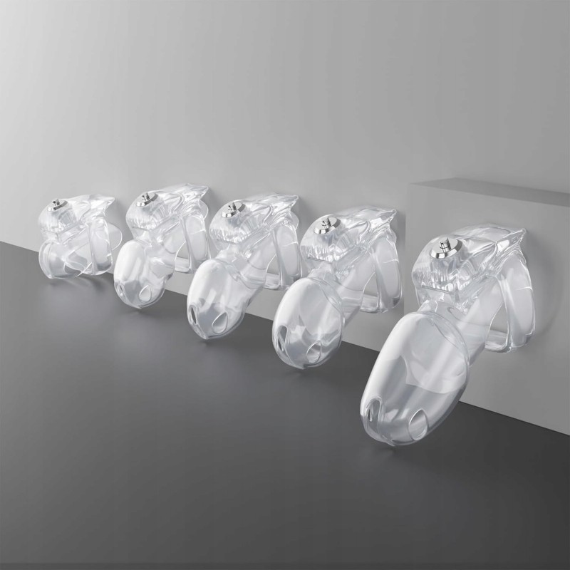 МІНІ ПОЯС ЧЕСНОТИ КЛІТКА CHASTITY NUB БЕЗБАРВНИЙ НАЙМЕНШИЙ
