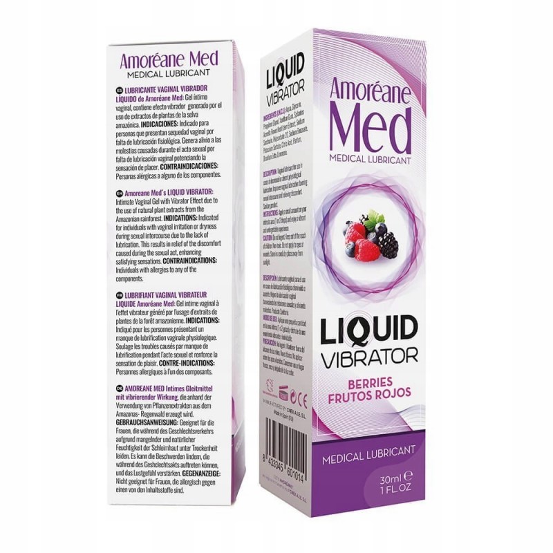 Liquid Vibrator Berries 10 мл Любрикант гель зі смаком ягоди