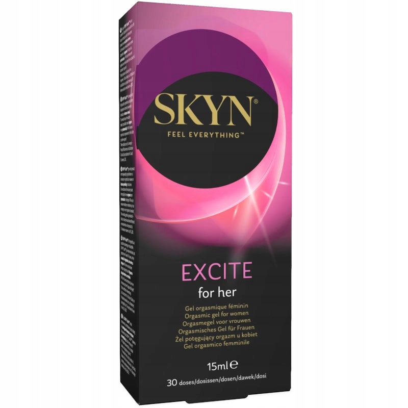 Гель SKYN EXCITE для посилення 15 мл, для жінок, посилює потужний оргазм, зволожує