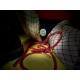 Мотузка для зв'язування Juicy Carmine 8 мм 2 м Шовк БДСМ SHIBARI Червона Bondage