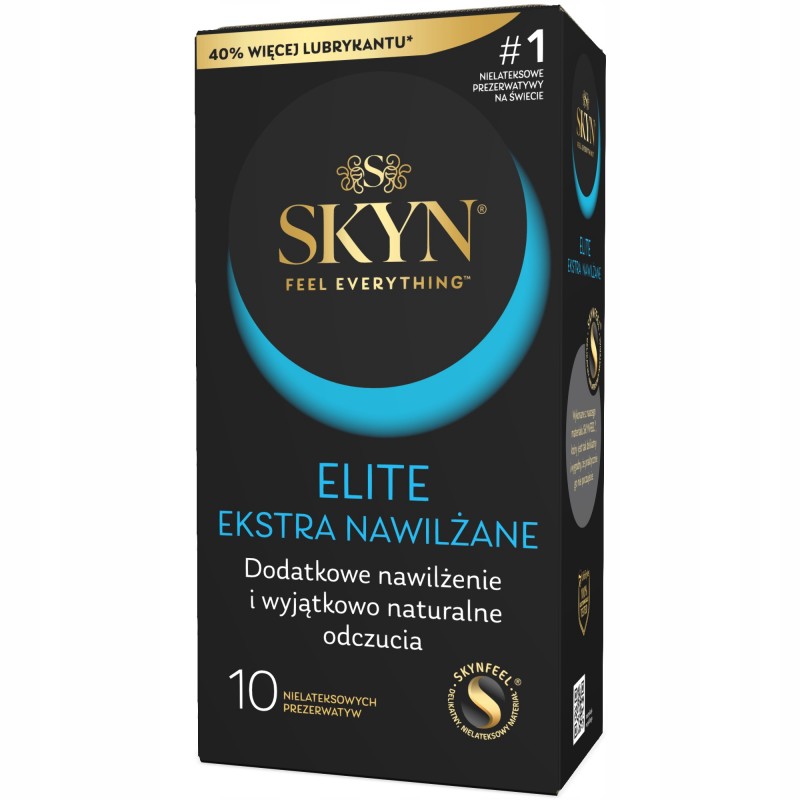 SKYN Elite Надзвичайно зволожені презервативи без латексу, тонкі, 10 шт.