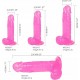 Реалістичний Dildo пеніс для жінок, 15,5 см, з присоском та основою
