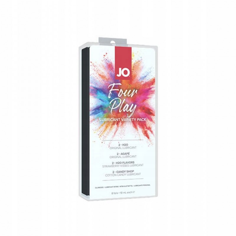 НАБІР ЛУБРИКАНТІВ - SYSTEM JO FOUR PLAY VARIETY PACK 8 X 10 МЛ