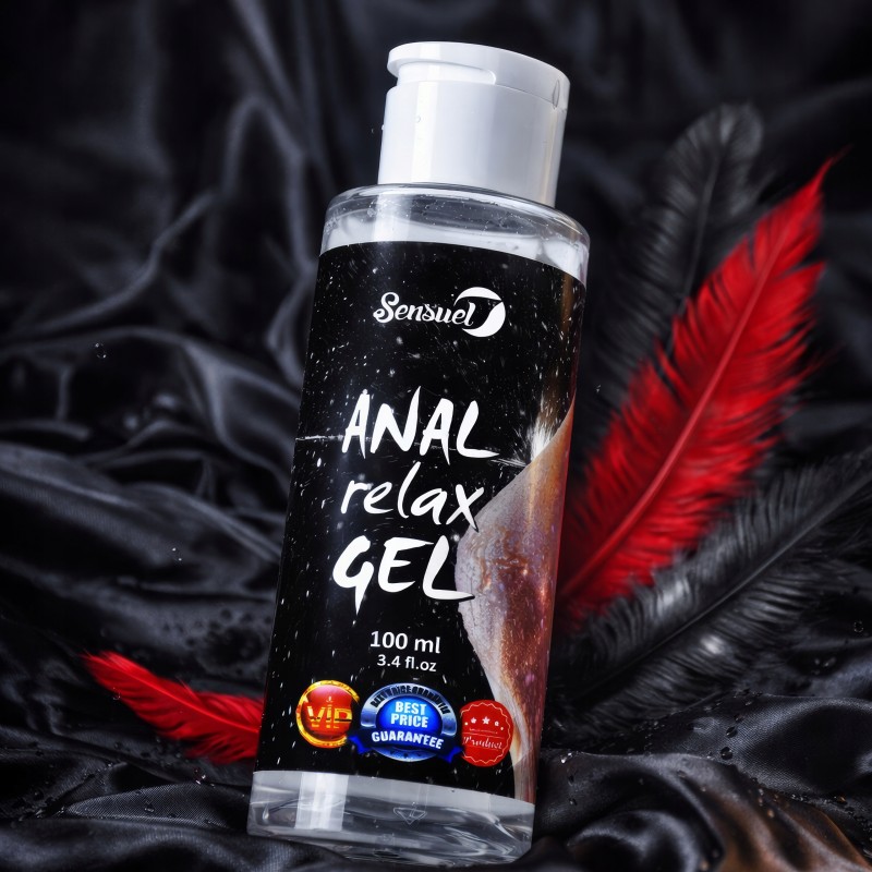 Любрикант Анальний Relax Gel 100Ml Водяний Зволожуючий Гель Для Анального Сексу