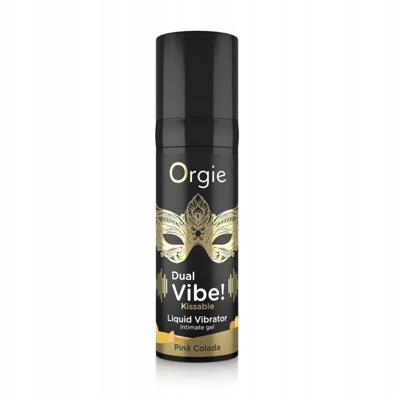 ВІБРУЮЧИЙ ГЕЛЬ ОРГІЇ DUAL VIBE! СМАК КОКТЕЙЛЮ ПІНА КОЛАДА