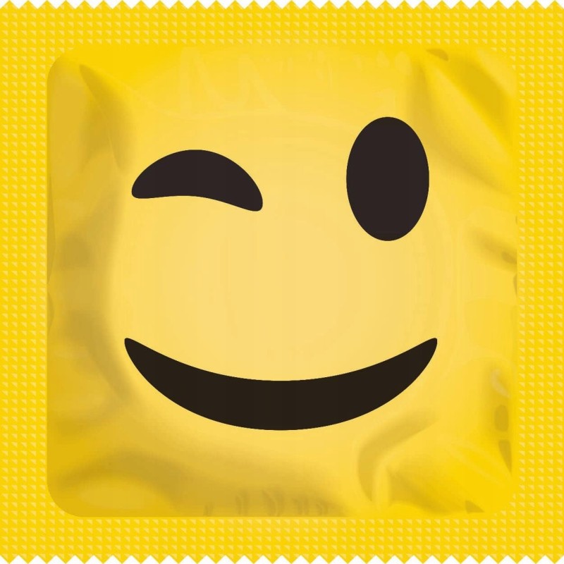 EXS Веганські Класичні Тонкі Презервативи з Натурального Латексу Emoji