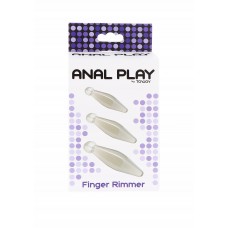 Три маленькі анальні пробки з тримачем для пальця Toy Joy Finger Rimmer, набір