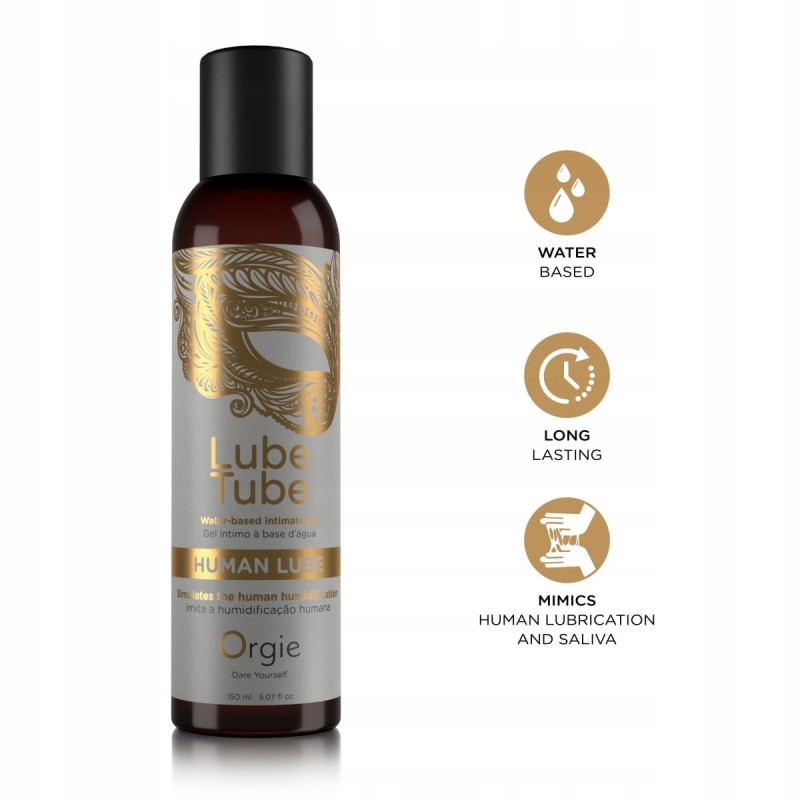 УЛЬТРА СЛИЗЬКИЙ ВОДЯНИЙ ЛУБРИКАНТ ORGIE LUBE TUBE HUMAN