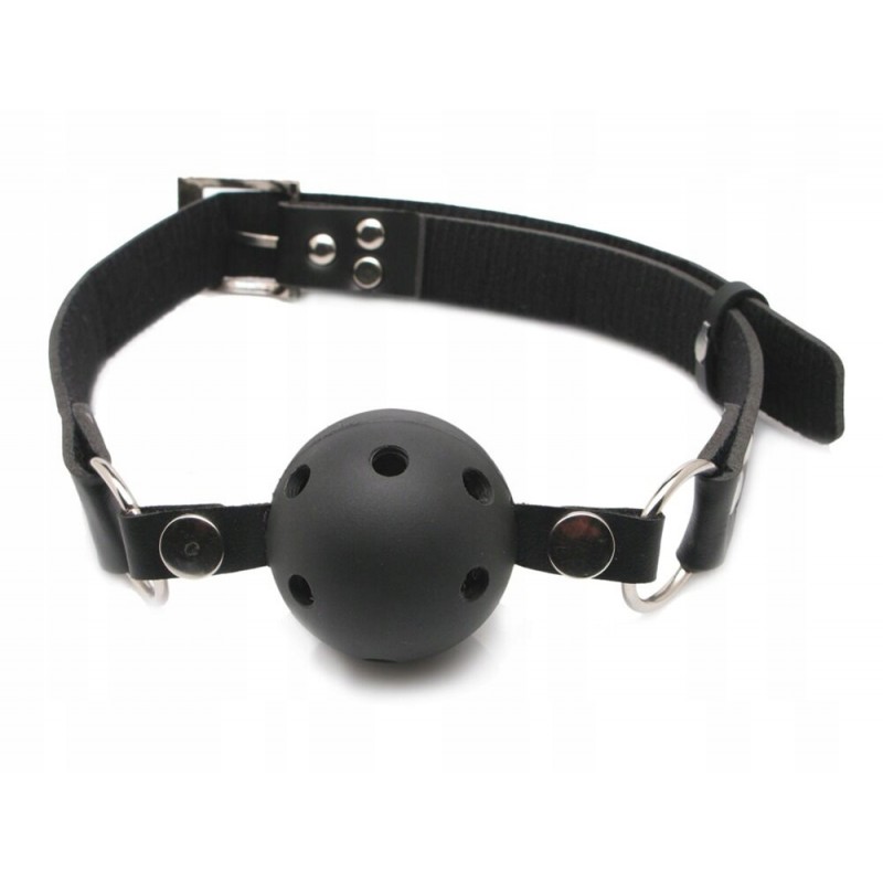 ЧОРНИЙ КЛЯП З КУЛЬКОЮ BREATHABLE BALL GAG