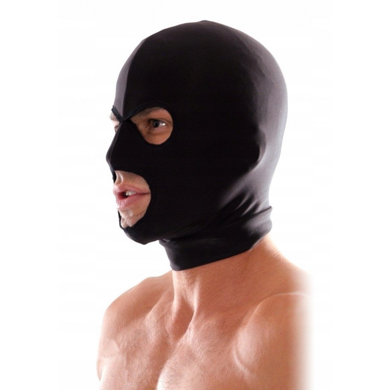 Чорний капюшон Pipedream Fetish Fantasy Series Spandex 3 Hole