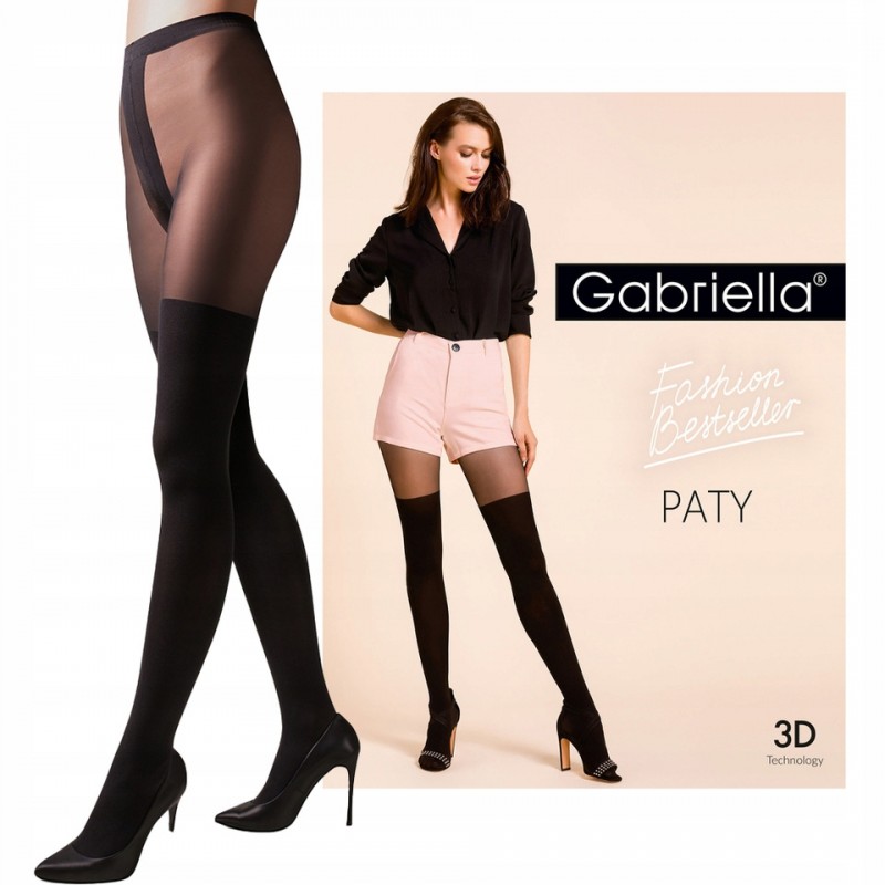 Сексуальні Колготки Імітуючі Панчохи Петі Gabriella 728 3