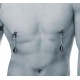 Затискач Sextreme срібний fetish collection