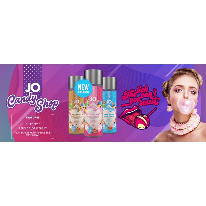 ЛУБРИКАНТ SYSTEM JO H2O CANDY SHOP COTTON CANDY 60