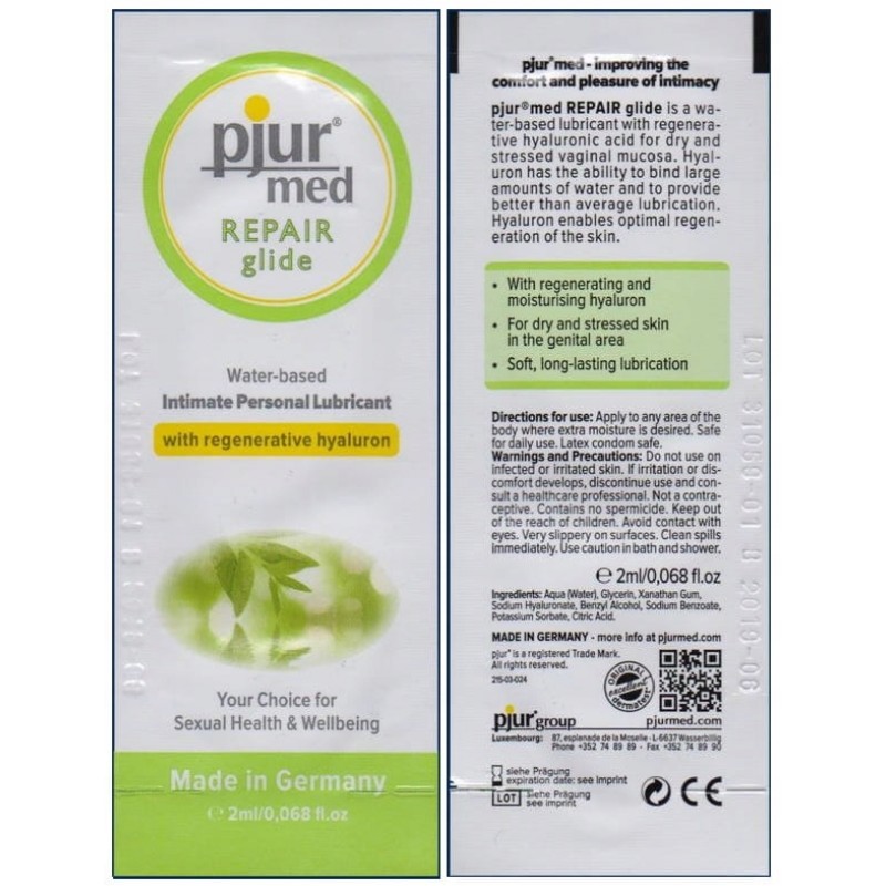 РЕГЕНЕРУЮЧИЙ ВОДЯНИЙ ЛУБРИКАНТ PJUR MED REPAIR GLIDE