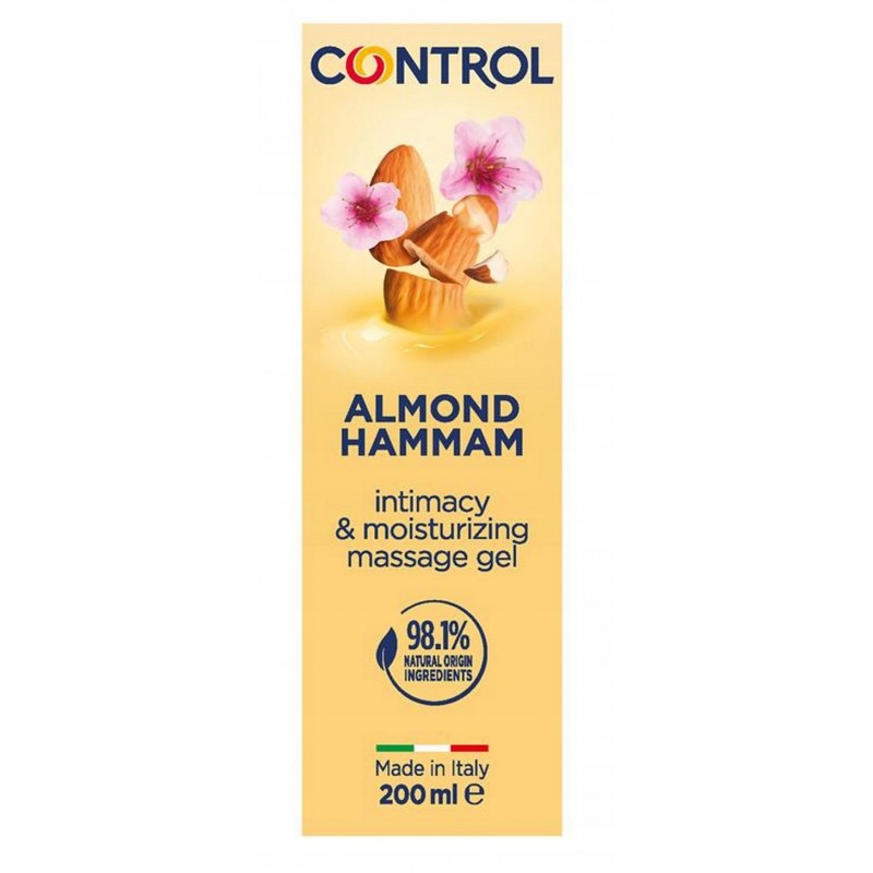 МАСАЖНИЙ ГЕЛЬ CONTROL MASSAGE GEL ALMOND HAMMAM 200 МЛ