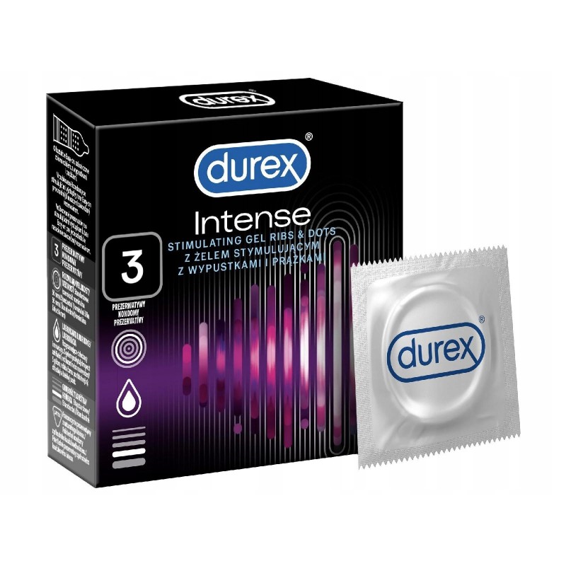 Презервативи Durex Intense 3 штуки