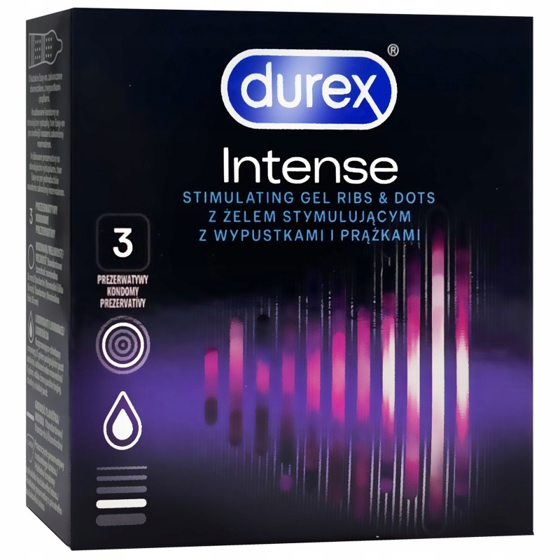 Презервативи Durex Intense 3 штуки