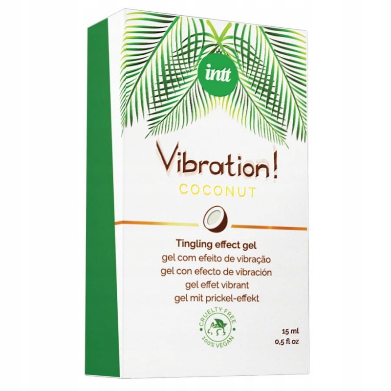 РІДКИЙ ВІБРАТОР INTT LIQUID VIBRATION COCONUT VEGAN
