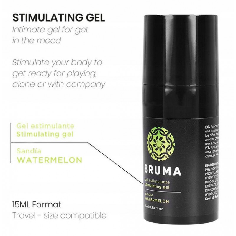 ГЕЛЬ СТИМУЛЮЮЧИЙ БАЛЬЗАМ ДЛЯ ПОСИЛЕННЯ ОРГАЗМУ BRUMA WATERMELON 15 МЛ