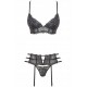 Комплект три частинний Beauty Night Ileen чорний L/XL