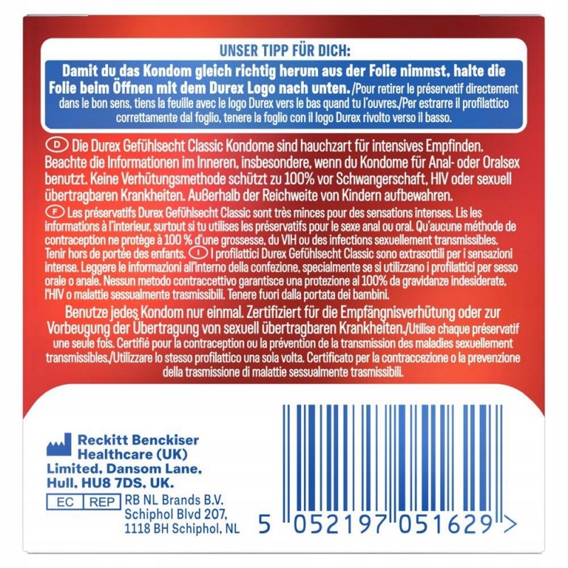 Презервативи Кондоми Durex 3 шт