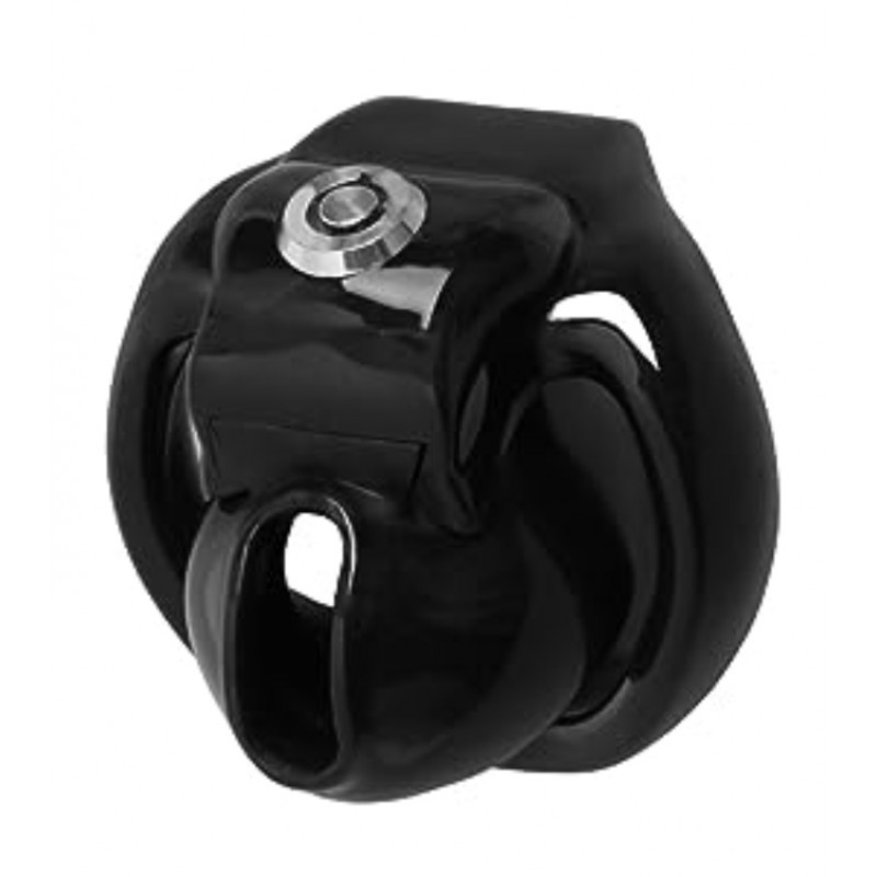 МАЛЕНЬКИЙ ЧОРНИЙ ПОЯС ЧЕСНОТИ CHASTITY NUB Ring 45мм
