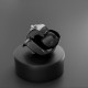 МАЛЕНЬКИЙ ЧОРНИЙ ПОЯС ЧЕСНОТИ CHASTITY NUB Ring 45мм