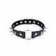 Стильний нашийник Choker чорний з шпильками