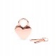 Liebe Seele замочок Rose Gold Heart Shape Padlock (2pcs a set)