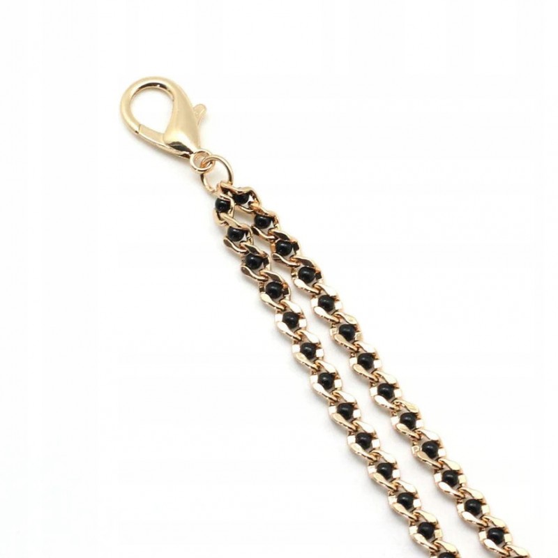 Liebe Seele пряжки для сосок Black Beads Chains І Nipple Clamps