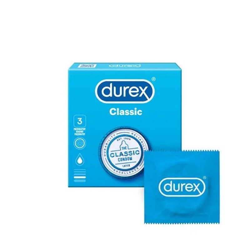 Презервативи Durex Classic 3 Штуки