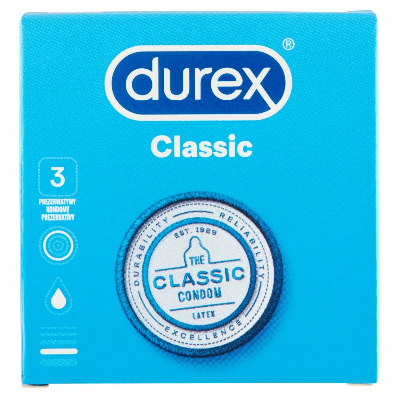 Презервативи Durex Classic 3 Штуки