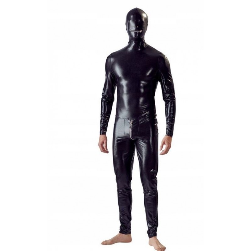 FETISH COLLECTION чоловічий костюм БДСМ на все тіло злегка просвічуючий L