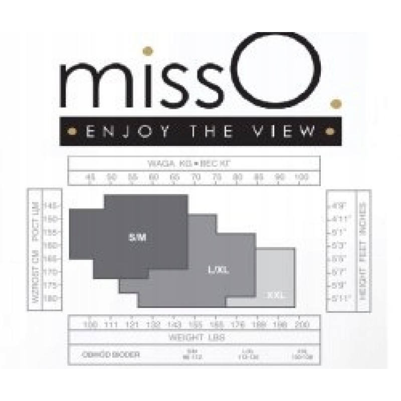 Панчохи missO до пояса рожеві S/M Misso