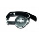 S&M Breathable Ball Gag регульований кляп з кулею, чорний, 5 см
