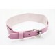 Стильний рожевий нашийник для шиї Choker з коліщатком БДСМ