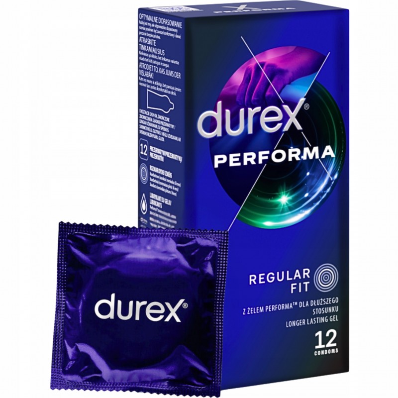 ПРЕЗЕРВАТИВИ DUREX ПЕРФОРМА FETHERLITE PLEASUREMAX НАБІР 3 х 12 шт