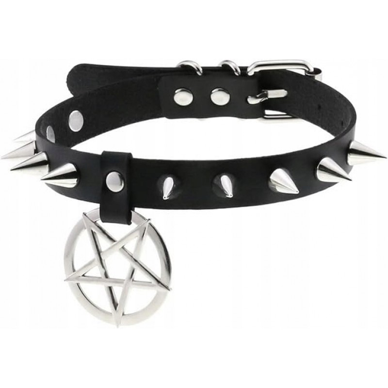 Нашийник для шиї Choker Pentagram Goth БДСМ