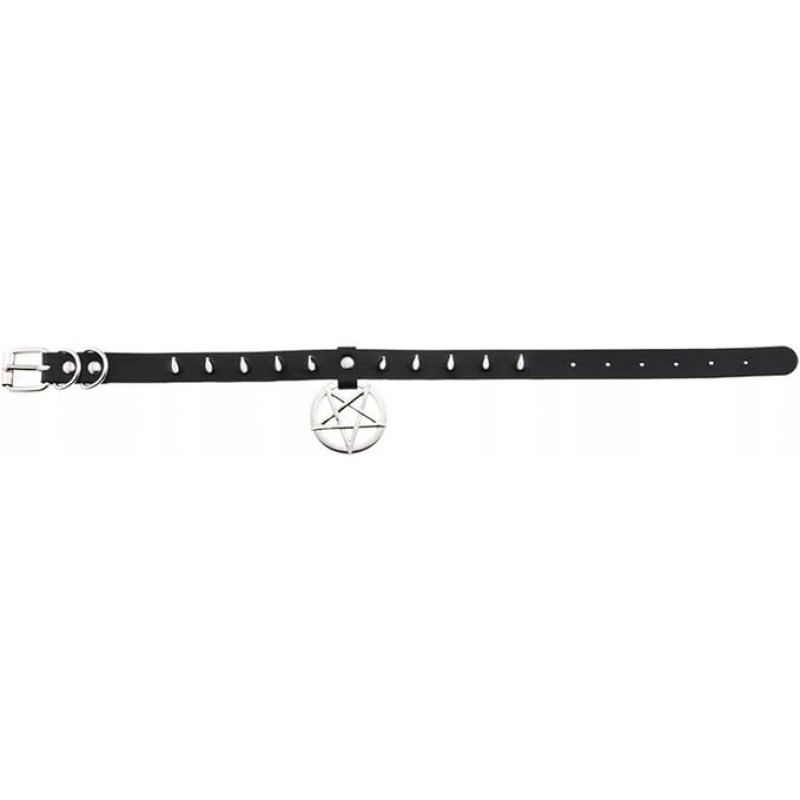 Нашийник для шиї Choker Pentagram Goth БДСМ