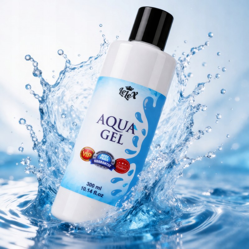 Aqua Gel Гель Інтимний Водяний 300мл Зволожуючий Великий Секс Пляшка Супер Ковзання