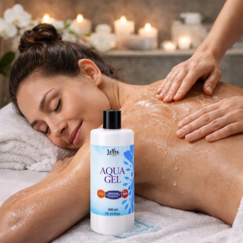 Aqua Gel Гель Інтимний Водяний 300мл Зволожуючий Великий Секс Пляшка Супер Ковзання