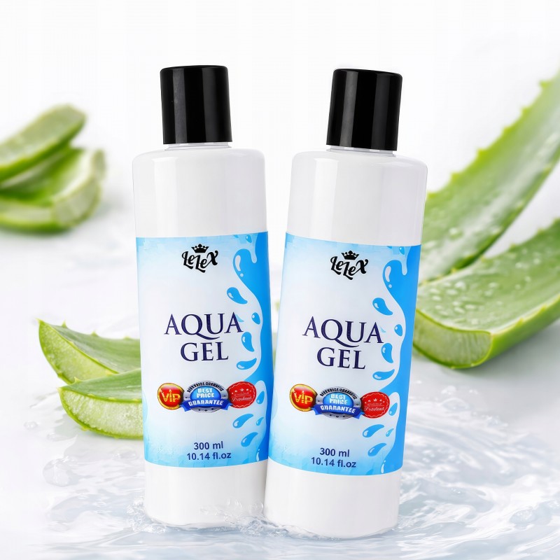 Aqua Gel Гель Інтимний Водяний 300мл Зволожуючий Великий Секс Пляшка Супер Ковзання